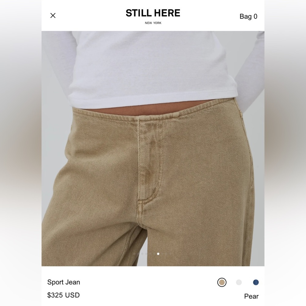 Still Here sport jean in pear - NWT